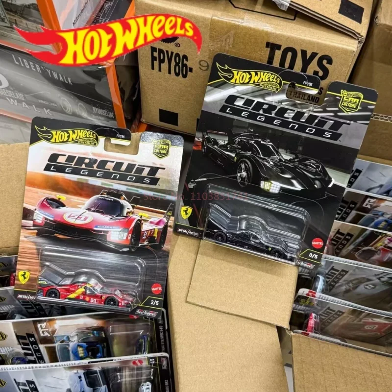 

Hot Wheels Car Culture Circuit Legends Original 1:64 Diecast Cars Ford Mustang Ferrari 499P Collectible Model Toys Holiday Gifts