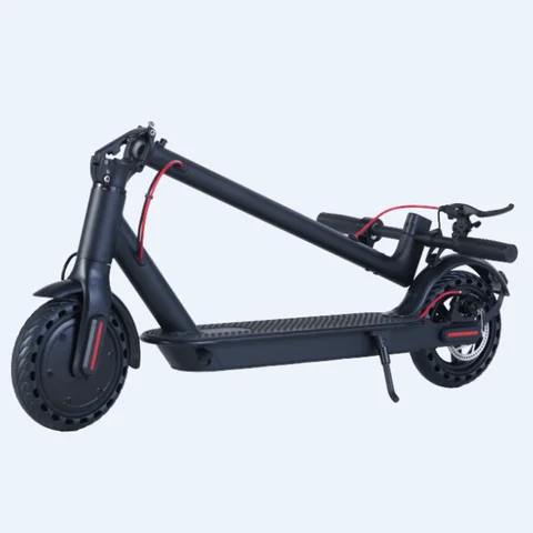 Electric Scooter for Men and Women 8.5" Solid Tire 19mph Power by 350W Motor Long Range Folding Commuting E Scooter