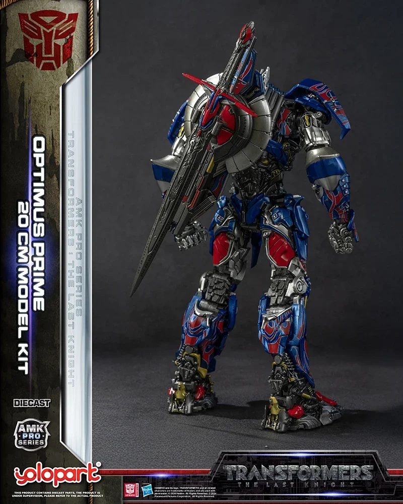 W magazynie Transformers The Last Knight Yolopark Optimus Prime AMK PRO 20CM zestaw do montażu modeli figurek