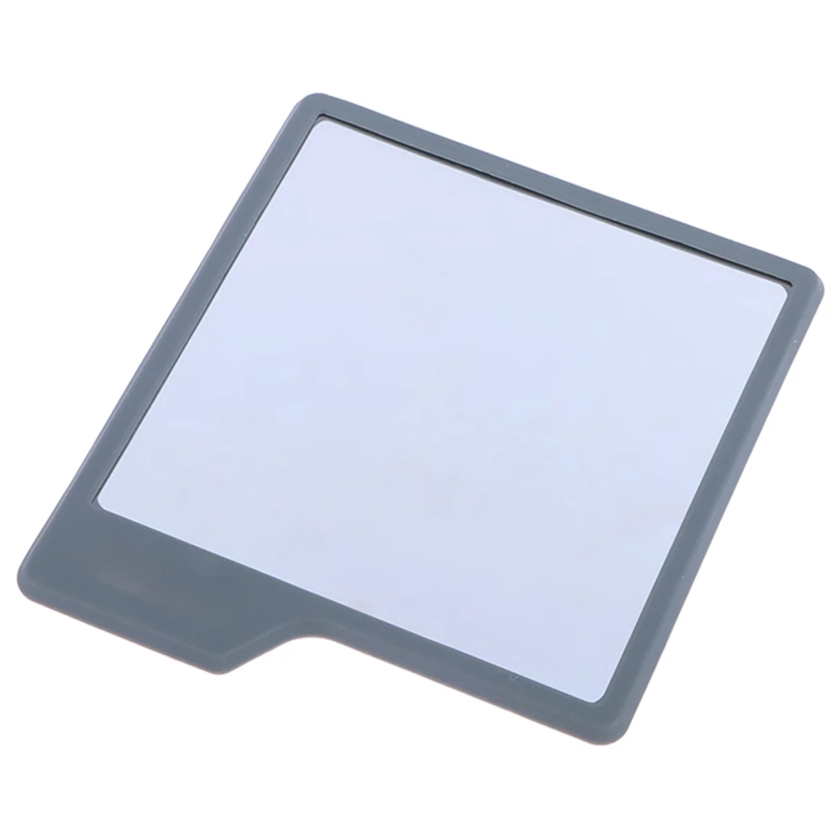 Big sale Gray Fashion Silicone Mirror Self Grips Mirror Shatterproof Shaving Makeup Shower Silicone Travel Washroom