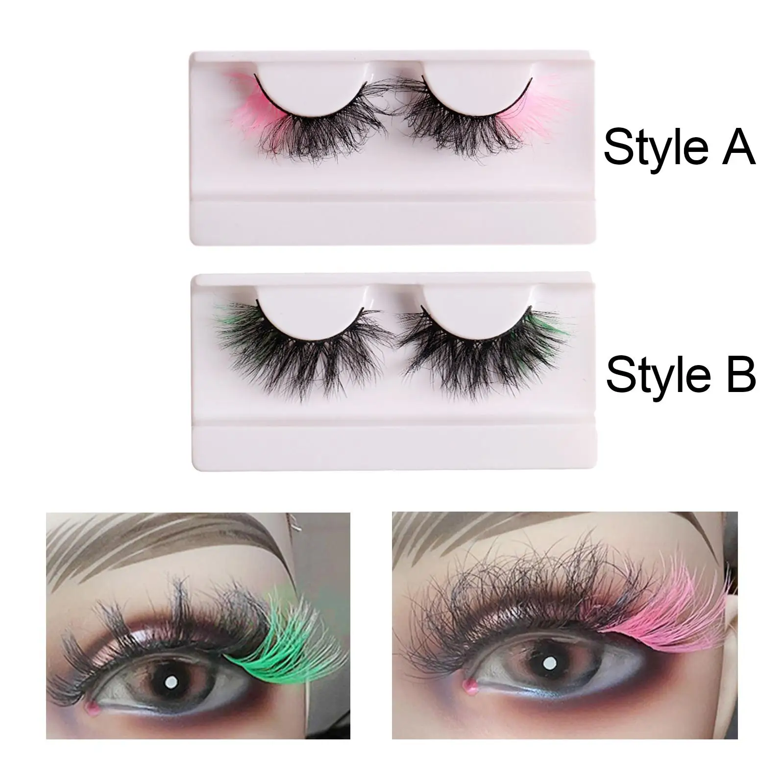 Fake Eye Lash Faux Lightweight Dramatic Comfortable Wispy Natural for Makeup