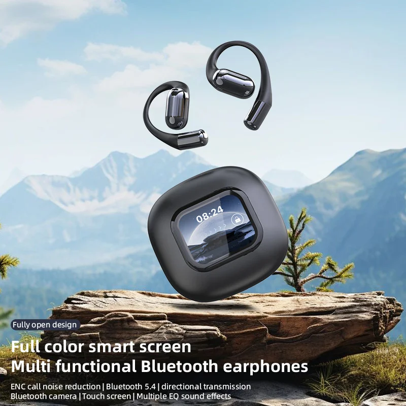 Cross-border Ai Intelligent Translation K16plus Bluetooth headset High quality OWS hanging ear Bluetooth headset