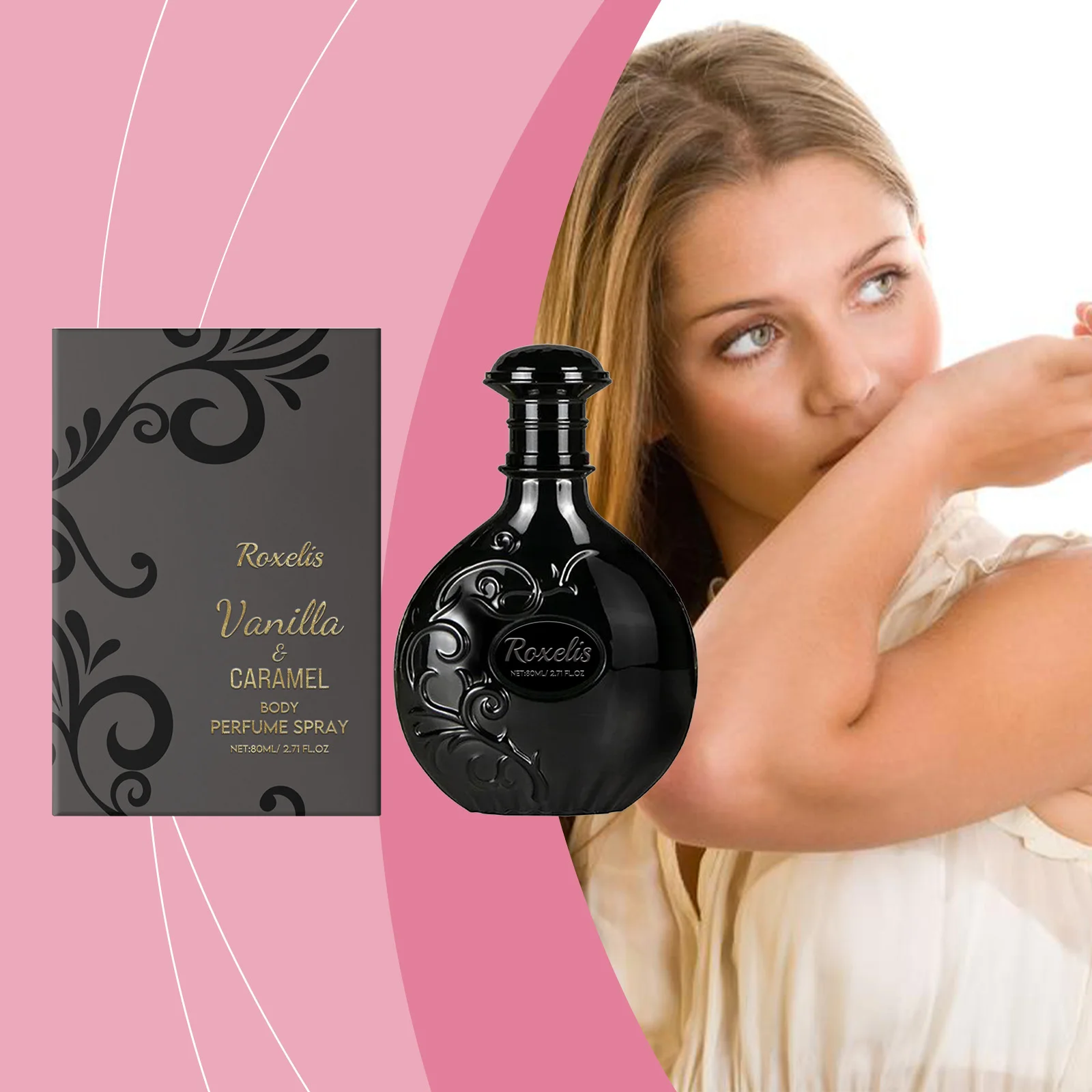 80ML Vanilla Caramel Perfume Spray for Women Long Lasting Sweet Warm Fragrance Eau De Parfum Daily Wear Elegant Gift Perfume view 3