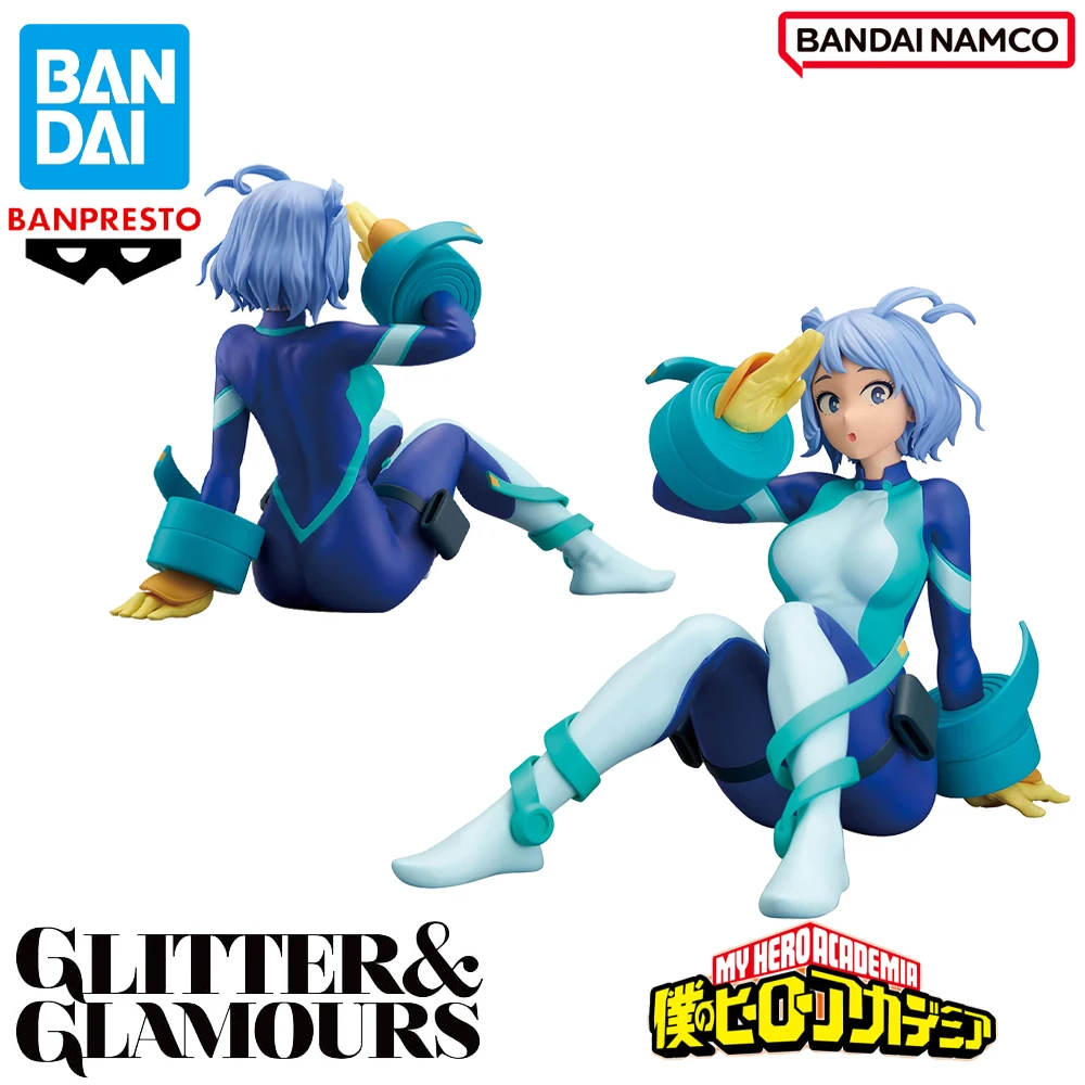 Original en Stock BANPRESTO Glitter & Glamours My Hero Academia 13cm Nejire Hado Anime figuras de acción en caja modelo juguete regalo de vacaciones