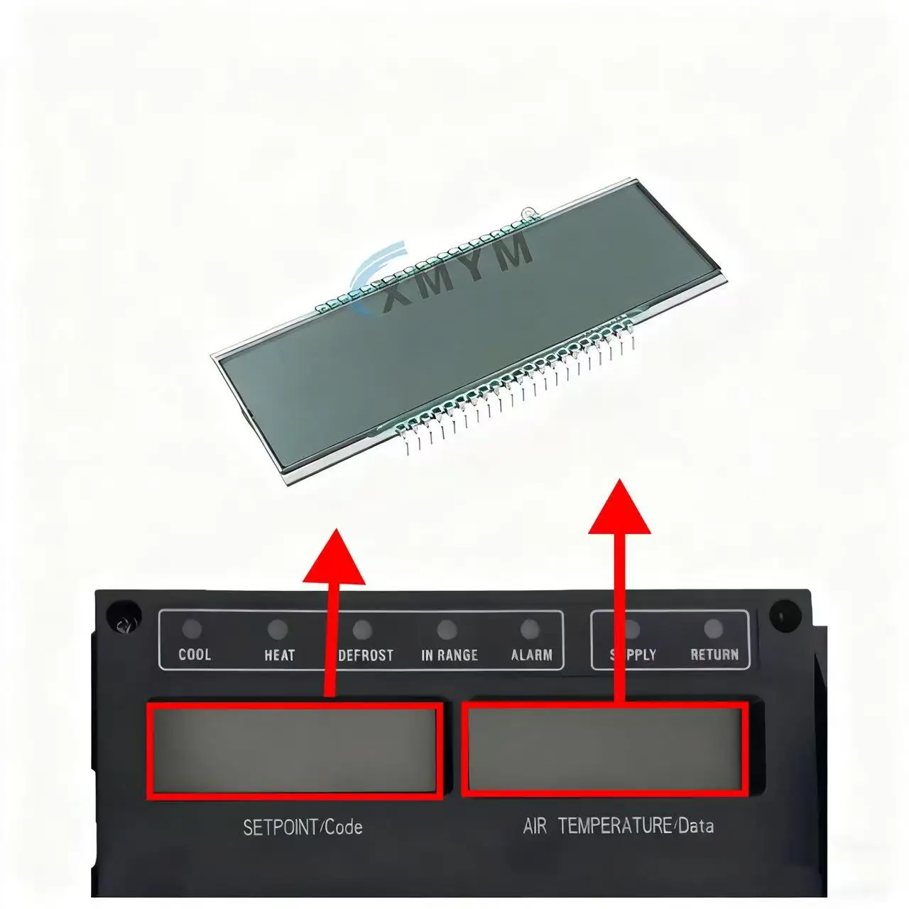 

LCD Screen Fits For CARRIER 69NT40-501 Transicold Refrigerated Container Truck
