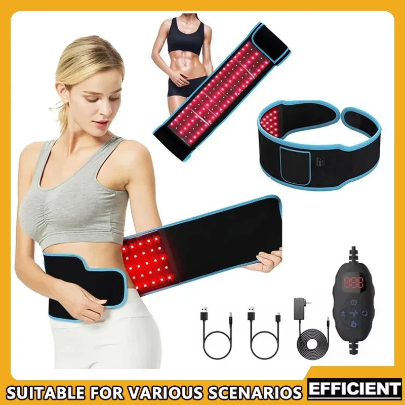 

Red ＆Infrared Light Therapy Belt 850nm 660nm LED Beauty Devices Fo Wrap Burn Fat Face Wrap Slimming Waist Heat Pad Full Body