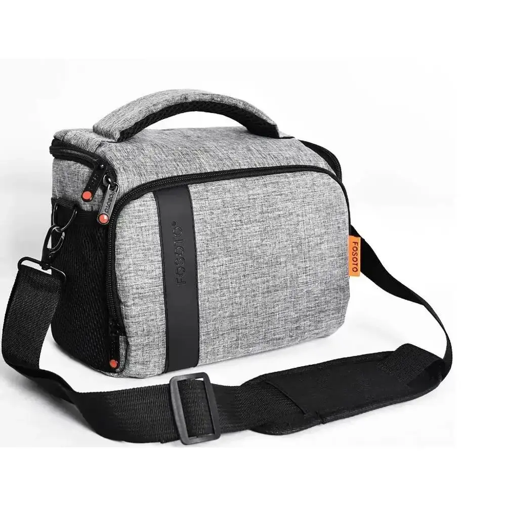 Bolsa para cámara DSLR, funda protectora para fotografía y vídeo con cubierta impermeable, portátil para llevar trípode para Canon, Nikon y Sony
