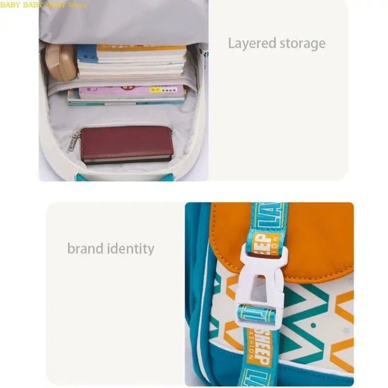 

Q81A Elegant Nylon Backpack School Bag Book Bag for Teenage Girls and Kids