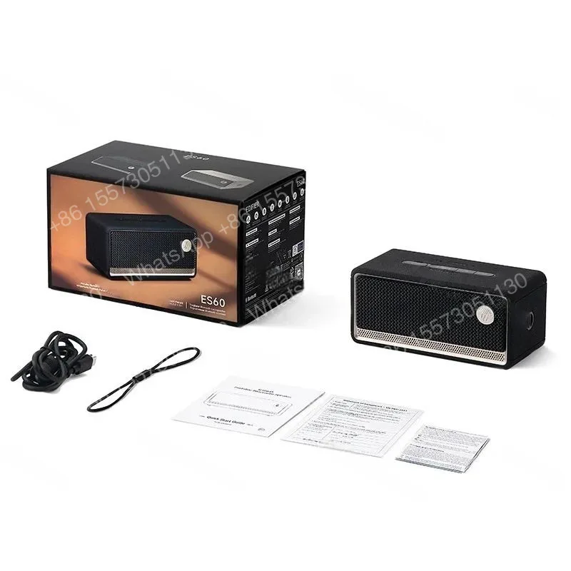 Edifier ES60 Portable Bluetooth Speaker Mini Sound Box Wireless Sound Bar 36W RMS Outdoor IP66 Waterproof Long Battery Life