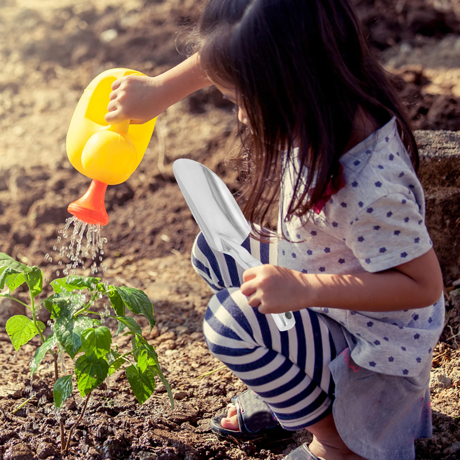 1 مجموعة 1 مجموعة العملي البستنة كيت قسط سبائك الألومنيوم للمنزل المشي لمسافات طويلة حفر إزالة الأعشاب الضارة التربة تخفيف #4