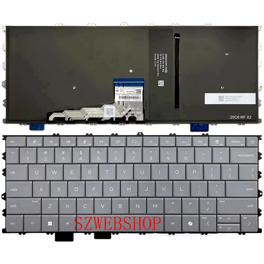

New Laptop For HP OmniBook X Flip 14 inch 2-in-1 14-kc 14z-kc US Keyboard with backlit