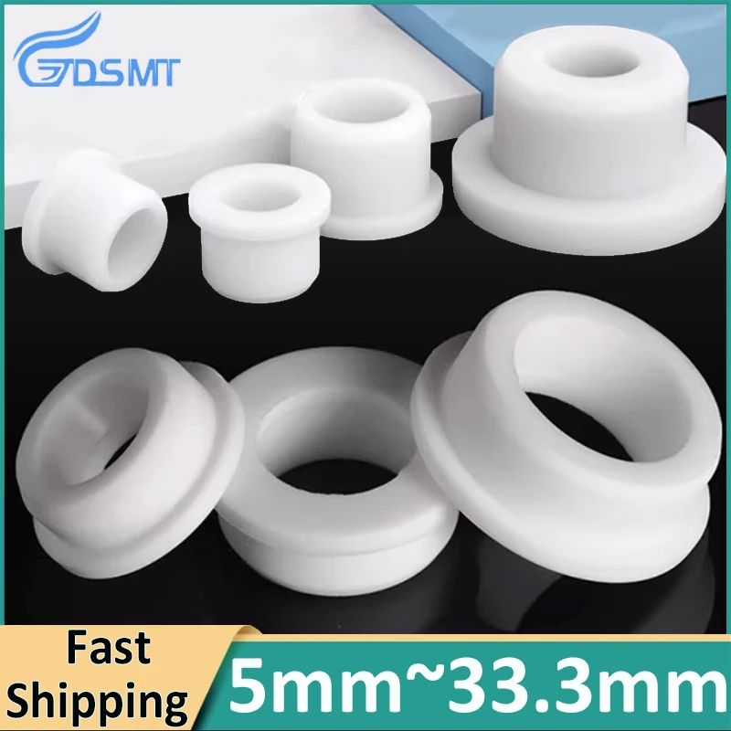 Белый-силиконовый-провод-защитный-чехол-Т-образная-резиновая-втулка-заглушка-с-полым-отверстием-термостойкая-5-мм-~-33-мм