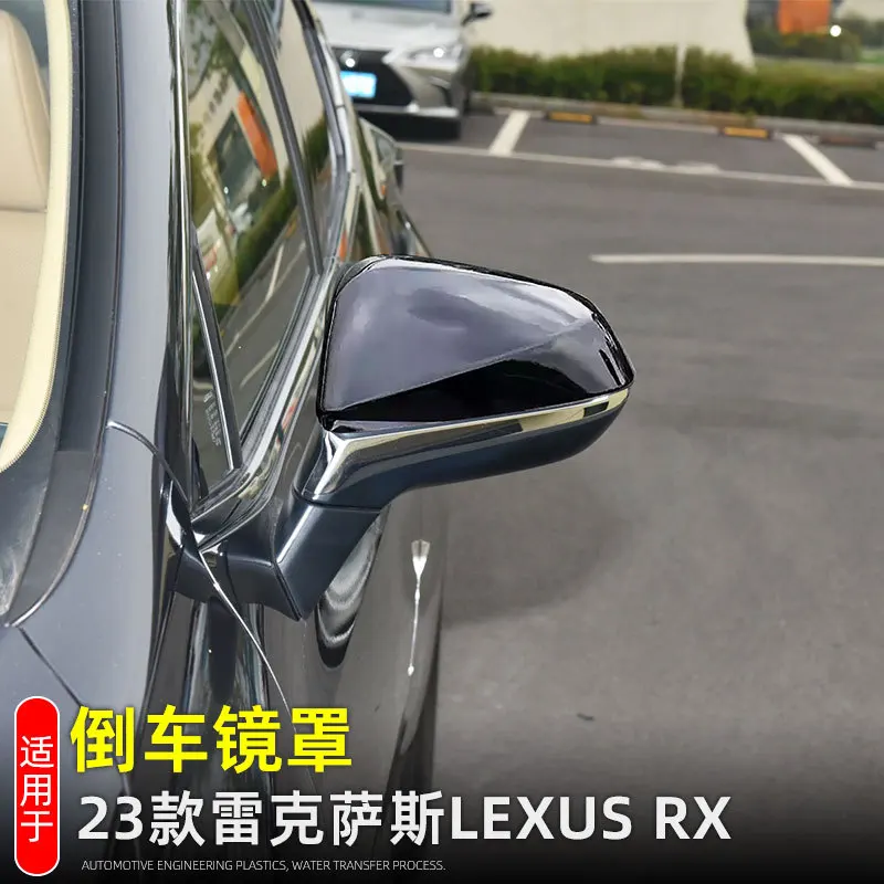 

For Lexus RX(ALA10/ALH10)RX350 450h 500h 2022 2023 ABS Chrome Door Side Mirror Cover Trim Rear View Cap Overlay Molding Garnish