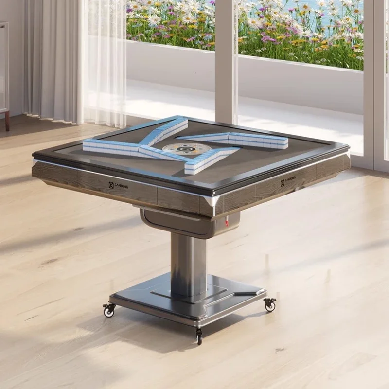 ماكينة جونغ A3020 4 plus 8 مجانية، طاولة جونغ أوتوماتيكية مزدوجة الأغراض، قاعدة أسطوانية أوتوماتيكية قابلة للطي #4