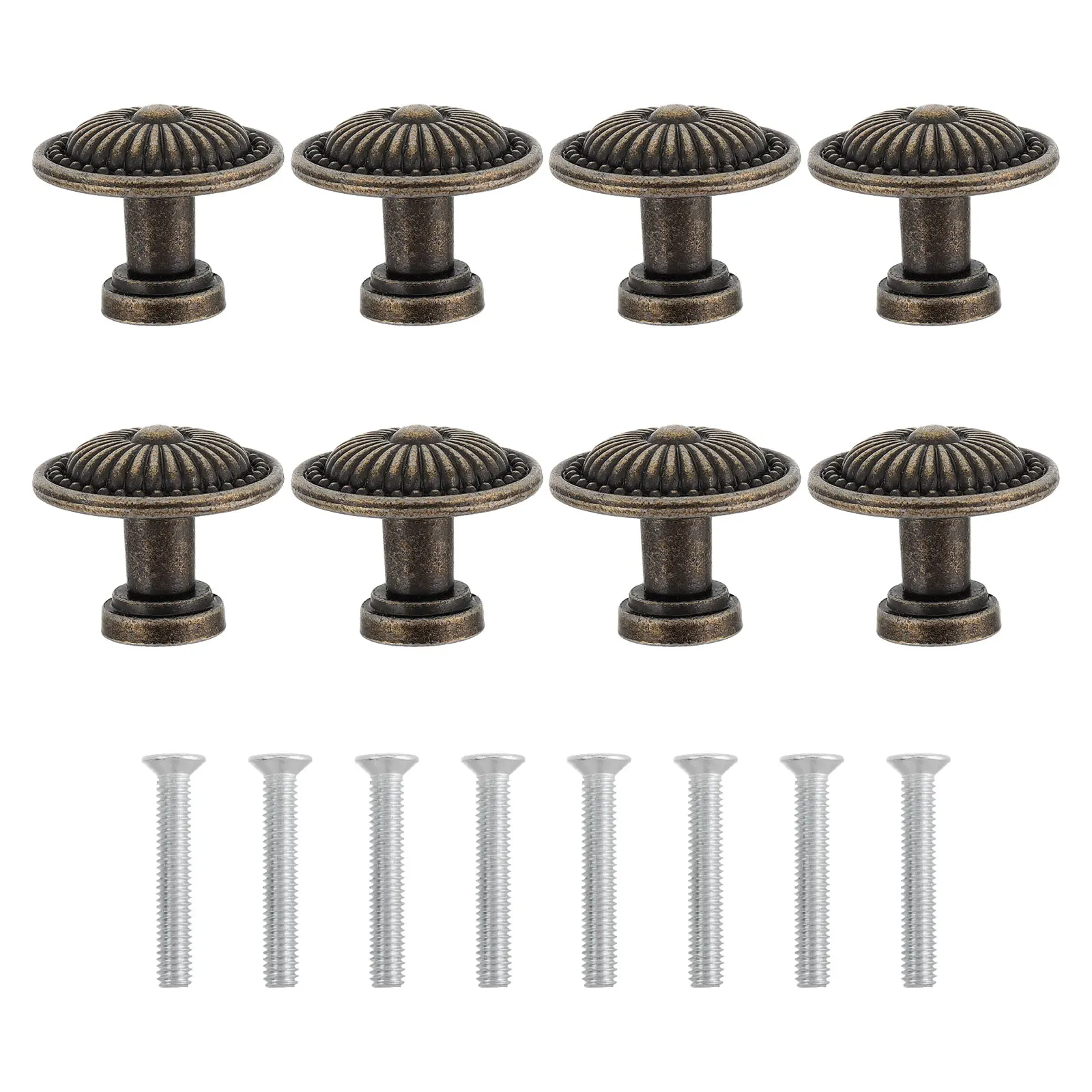 8 наборов винтажные ручки для ящиков, декоративные круглые ручки для шкафов