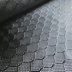 Tela de carbono Hexagonal 3K 240gsm, tejido de panal de carbono Real, negro, rojo, azul, 100cm de ancho x 12 