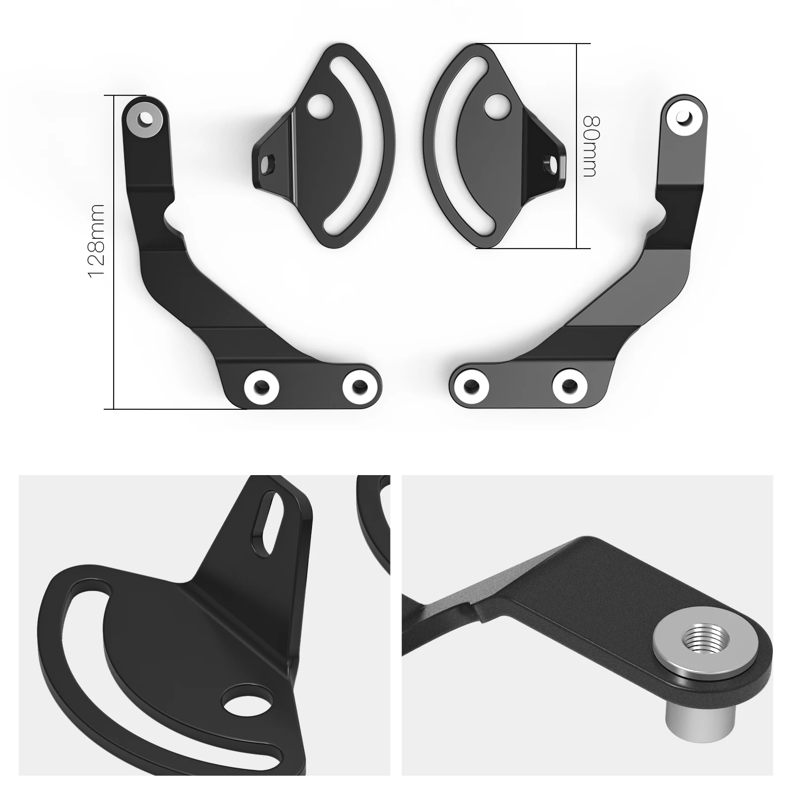 Motorcycle Windscreen Stabilizer Bracket for BMW R1200GS 13-19 R1200GS Adventure 14-19 R1250GS 18-22 R1250GS Adventure 2018-2024