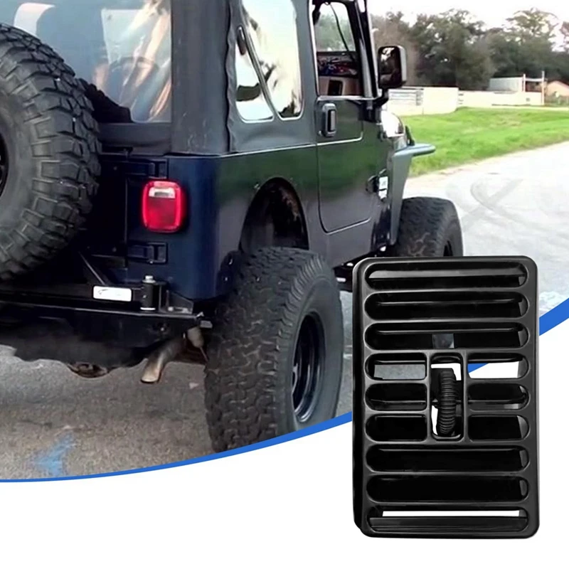 5DP55TAZ Car Side Dash Vents Louver Outlet Driver Passenger For Jeep Wrangler TJ 1997-2006