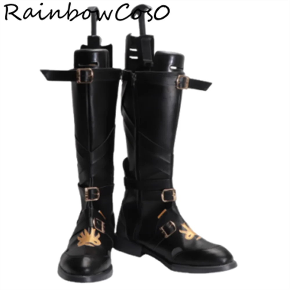 Jinhsi Calcharo Wuthering Waves 코스프레 신발 부츠 게임 애니메이션 파티 할로윈 RainbowCos0 W5455