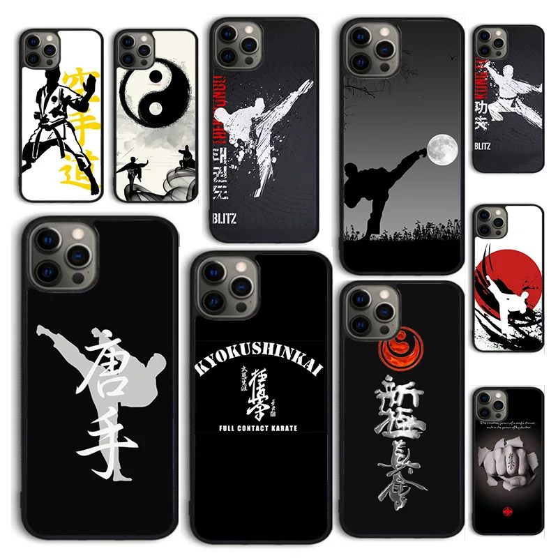 Autumu Oyama Kyokushin Karate taiji Phone Case Cover for iPhone 16 15 12 mini 11 13 14 Pro Max SE2020 Apple 6 7 8 Plus Coque