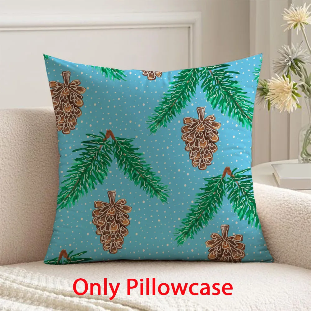 

Christmas Pillow cover fall decorative 45x45 cushions cover for pillow case winter decorative cushions
