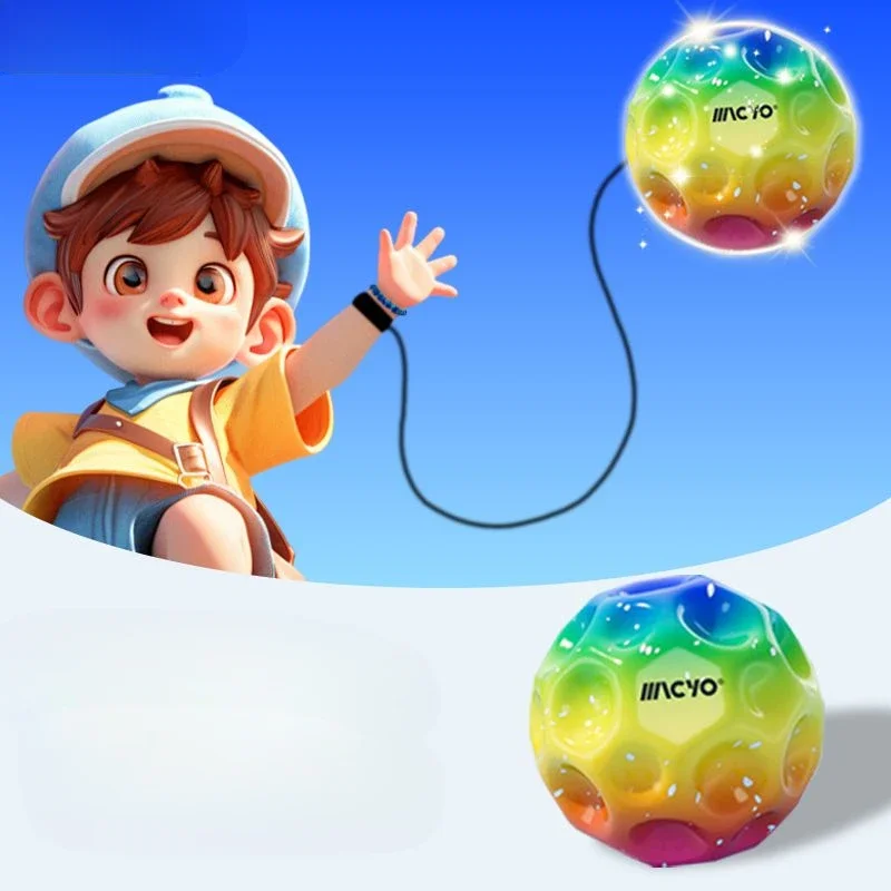 Foam Moon Ball para crianças e adultos, Bola saltitante alta, Material de espuma, Brinquedos de descompressão