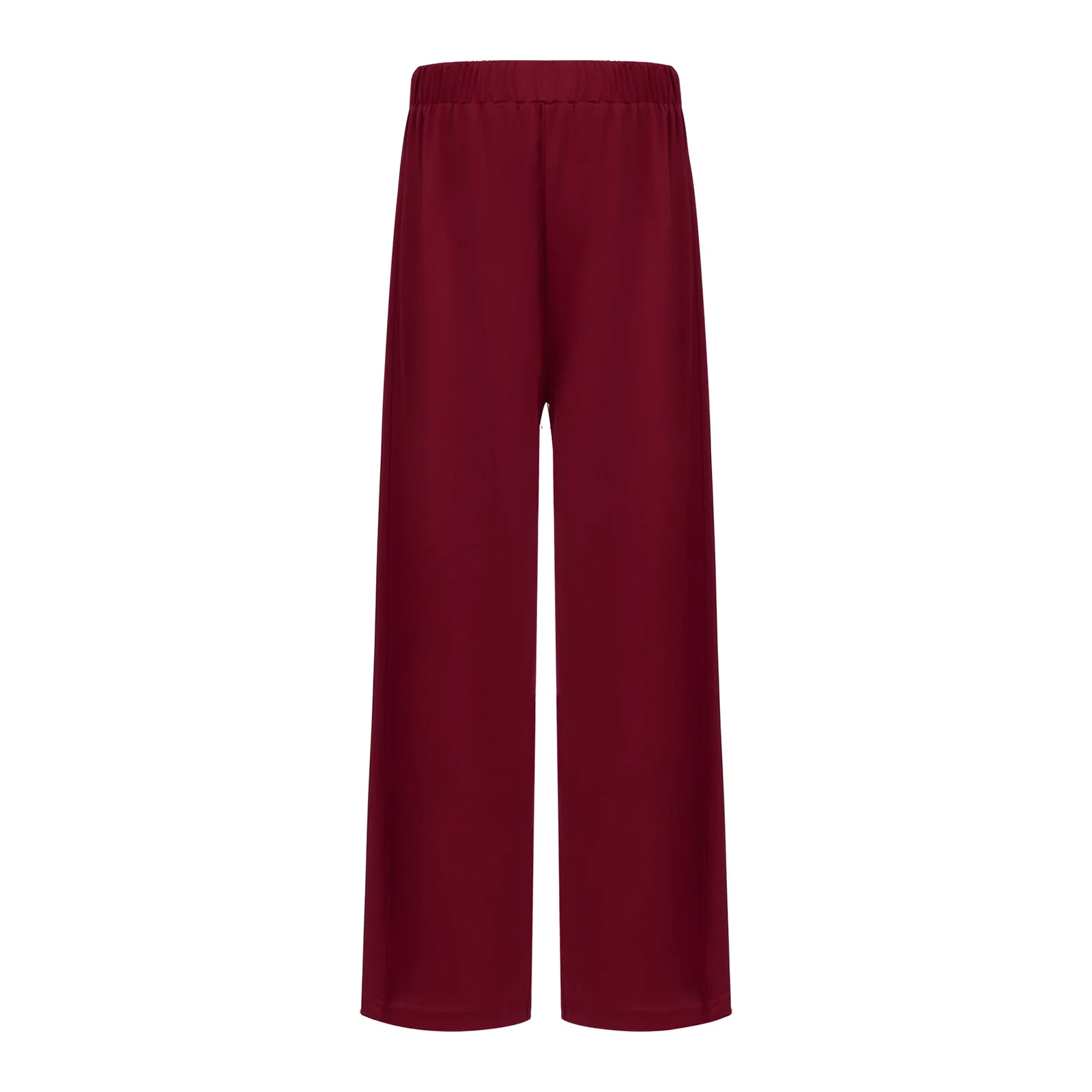 Lyrische mesh wijde pijpen broek kinderen meisjes moderne balletdans hoge taille hedendaagse palazzo broek klassieke danskostuums