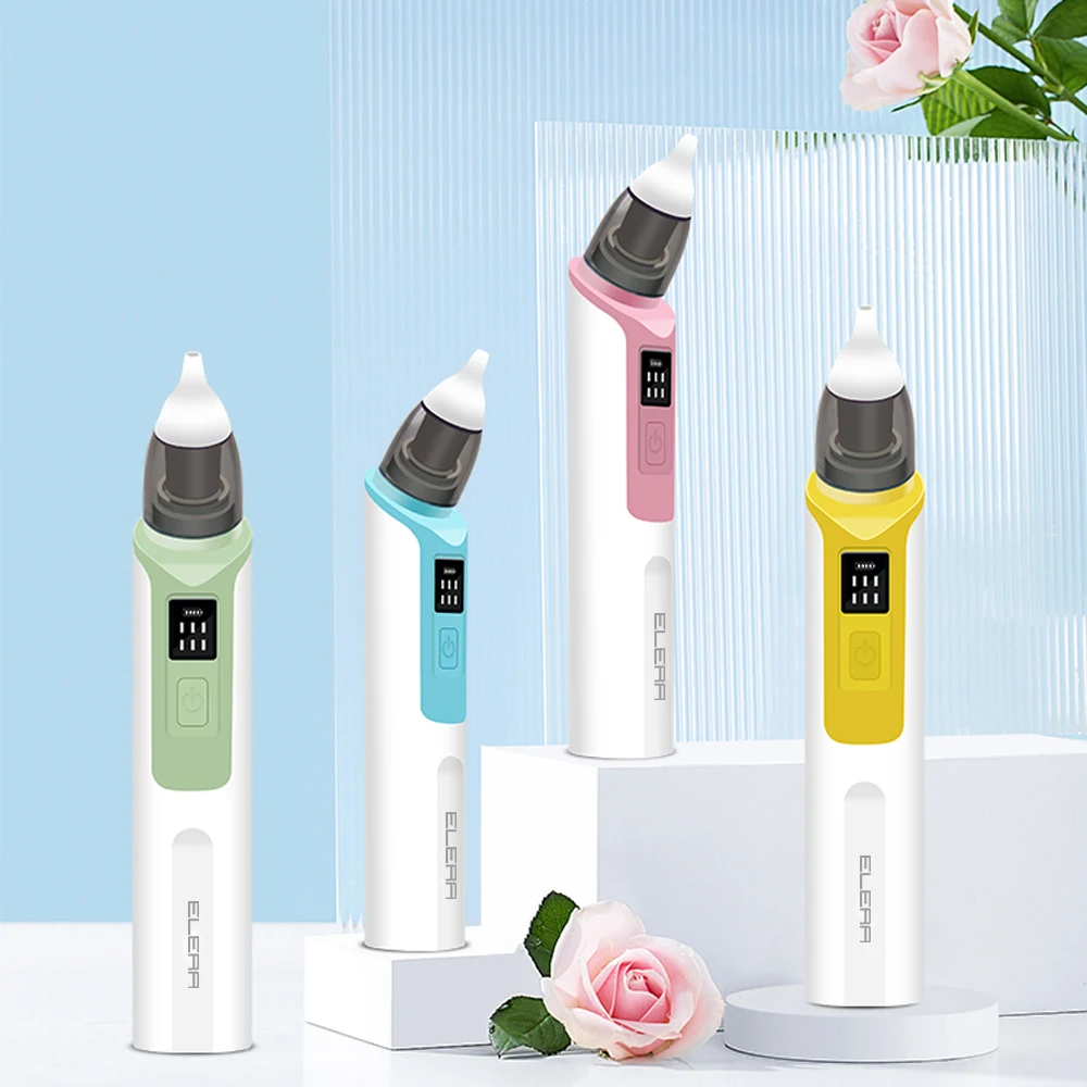 Bebê Recarregável Silicone Nose Cleaner, Sucção Ajustável, Aspirador Nasal Infantil Elétrico, Segurança da Saúde Conveniente Baixo Ruído, Novo