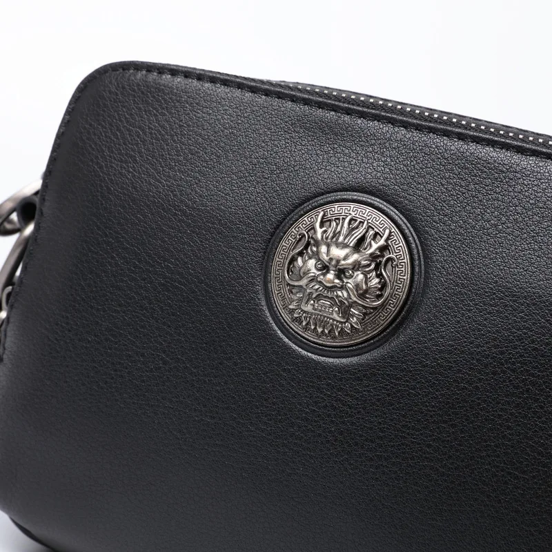 موضة جديدة حقيقية رسول الرجال حقيبة جلدية الرجال الكتف الطبقة العليا جلد البقر صغيرة أفقية Crossbody العلامة التجارية الفاخرة العصرية