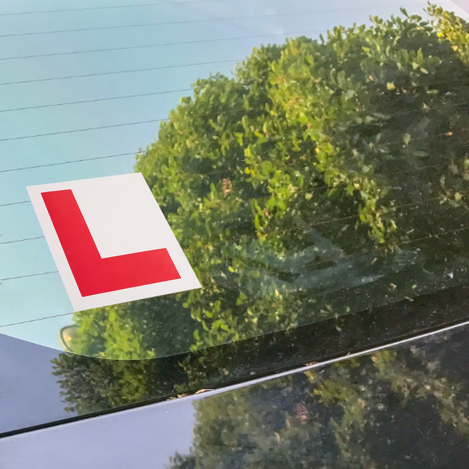 

10Pcs Reflective PVC Learner Stickers for New Drivers Adhesive Removable Safety Sign for Cars Motorbikes Scooters