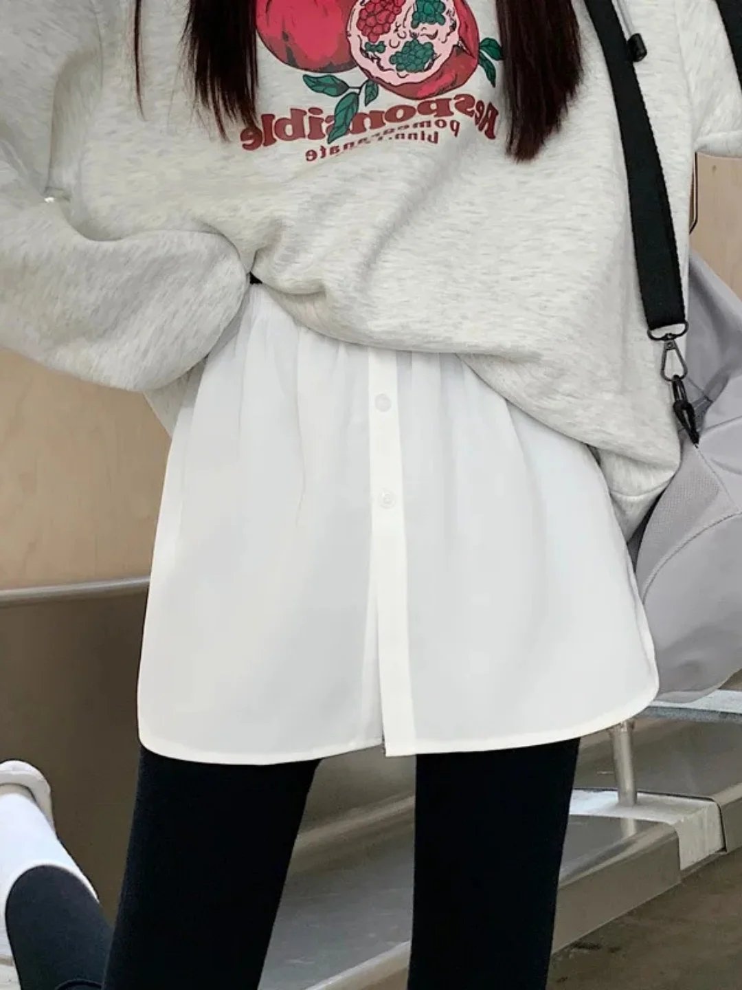 Casual High Waist A-Line  Skirt Women plus Size Fashionable Versatile Base Layer Trendy Skirts