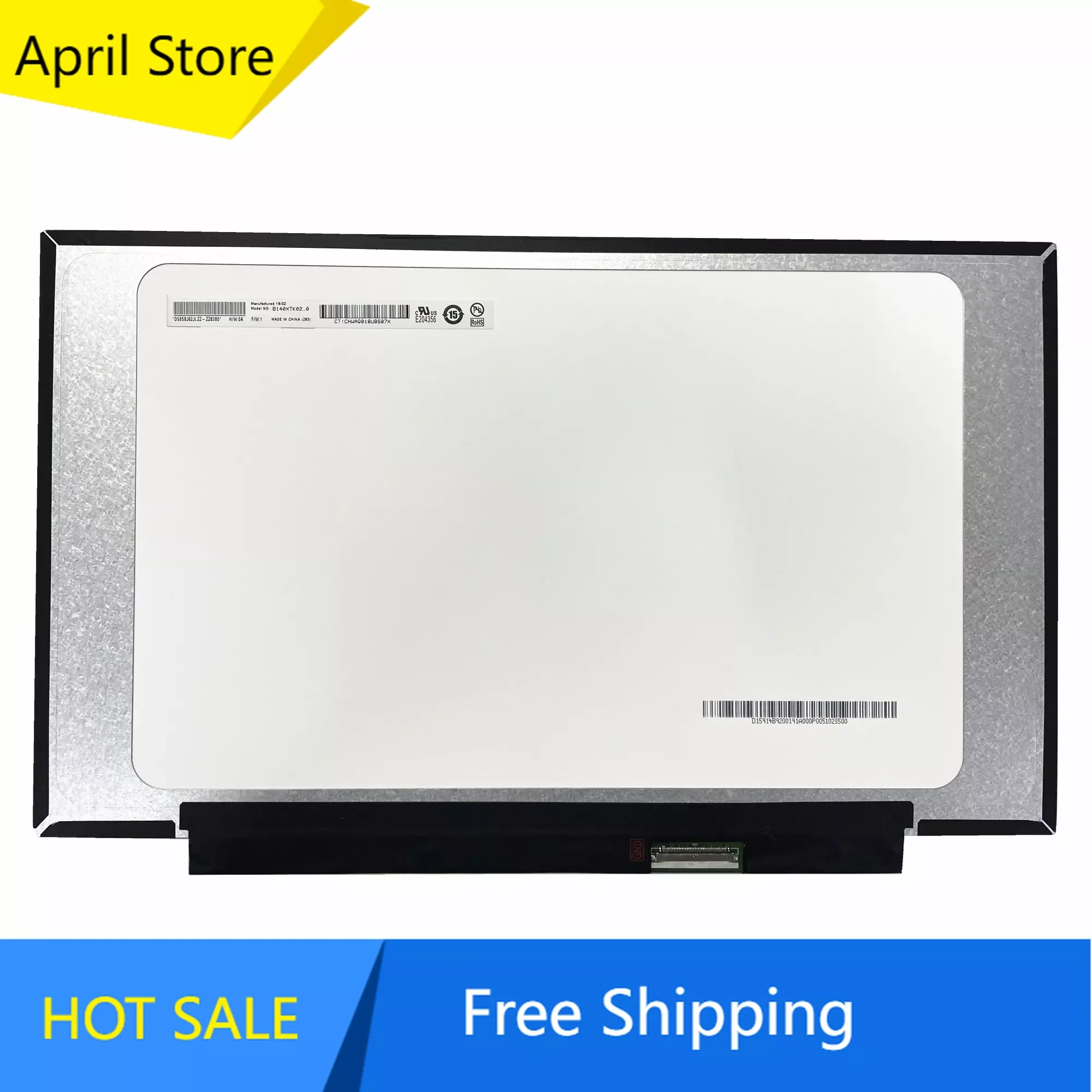 

B140XTK02.0 14.0" Laptop LCD Touch Screen Display Matrix 1366*768 EDP 40 Pins