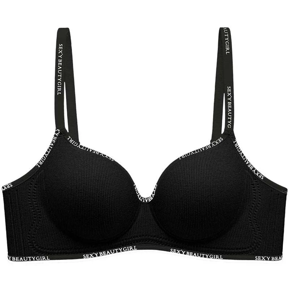 

Беспроводной бюстгальтер с английской буквой и глубоким V-образным вырезом, облегающий противоударный нижнее белье пуш-ап, нижнее белье со сборками груди, бесшовные бюстгальтеры, спортивные