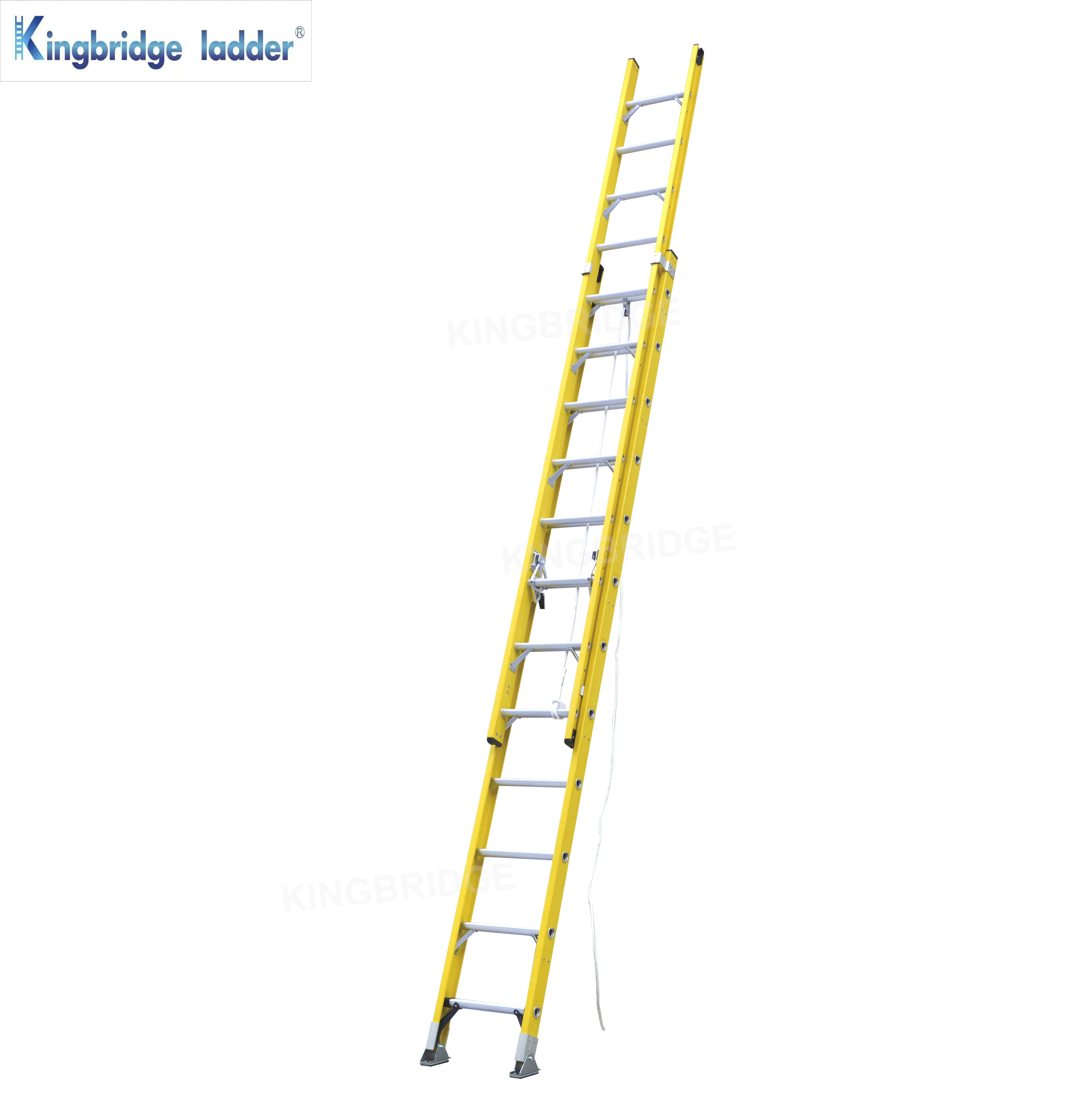 

Escalera Telescopic Fibra De Vidrio 24 Pasos Extension 6.5m Sudamerica Ancho De Paso De 40 Cm KINGBRIDGE