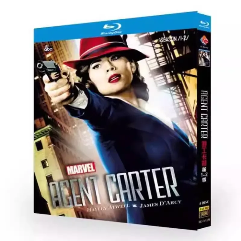 

BD Blu-ray Disc Agent Carter Seasons 1–2 American TV Series 1080p Box Set Chinese and English Subtitles