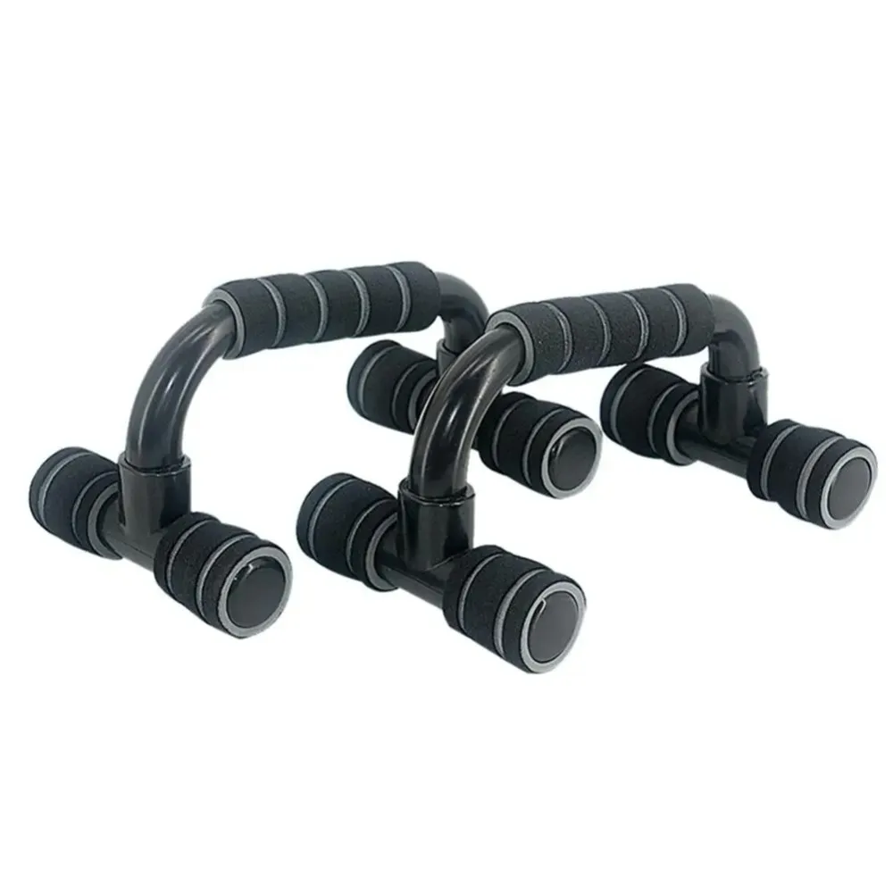 1 Pair of Gym Handles Non-slip Push-up Stand H-shaped Strong Push-up Support Durable Stable Pushup Bars Muscle Training