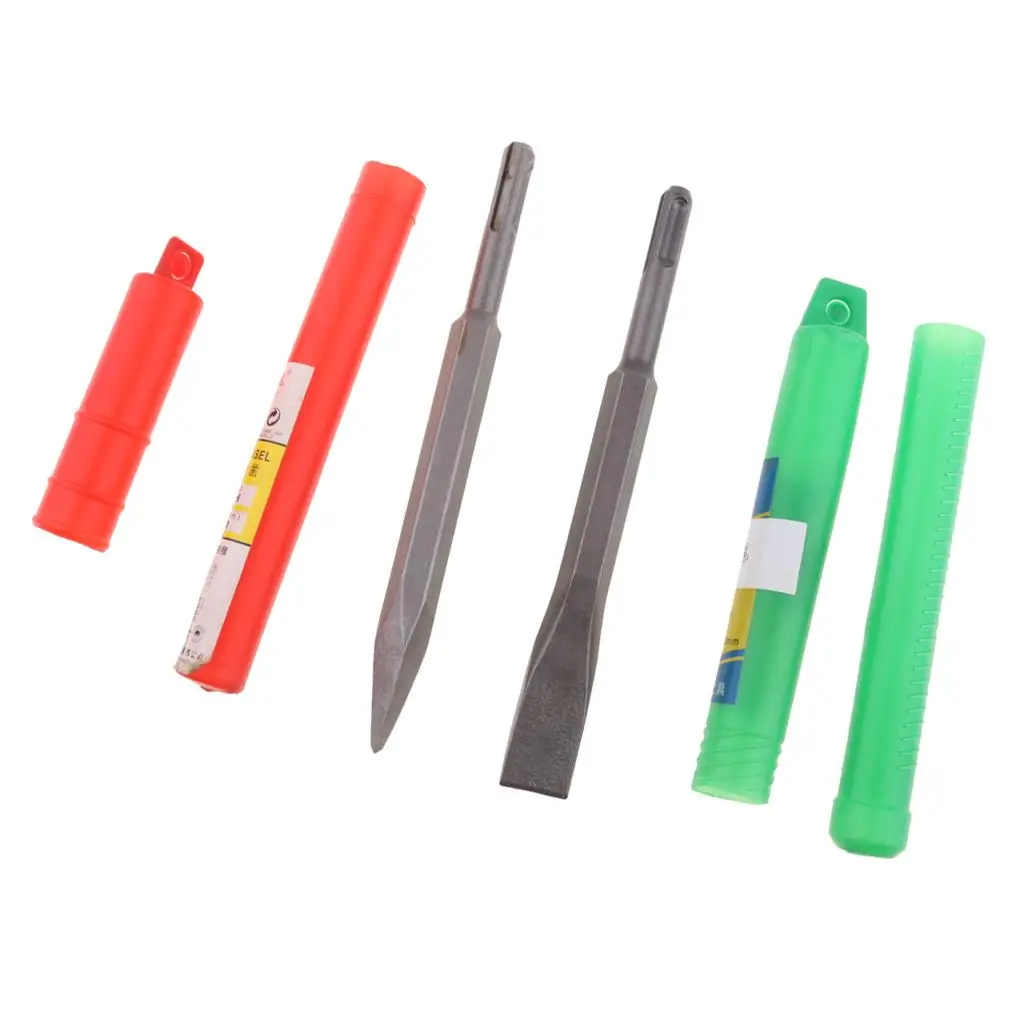 Rotary Hammer Point Chisels 14mm Diameter Steel Tools for Wall Granite and Reinforced Concrete