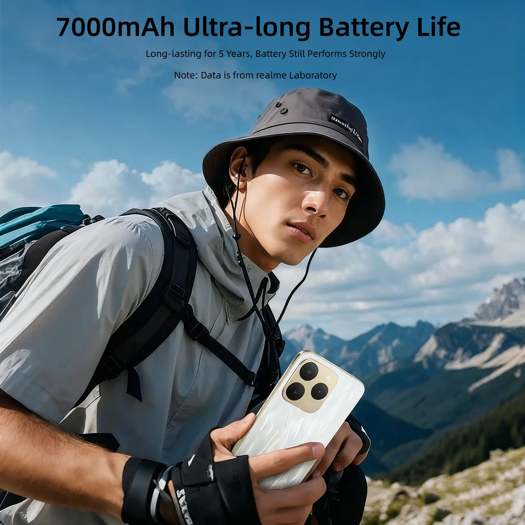 الإصدار الصيني لهاتف ذكي Realme 15T بطارية 7000 مللي أمبير في الساعة 60 وات شحن 6.57 بوصة 120 هرتز شاشة AMOLED كاميرا 50 ميجابكسل IP69 #4