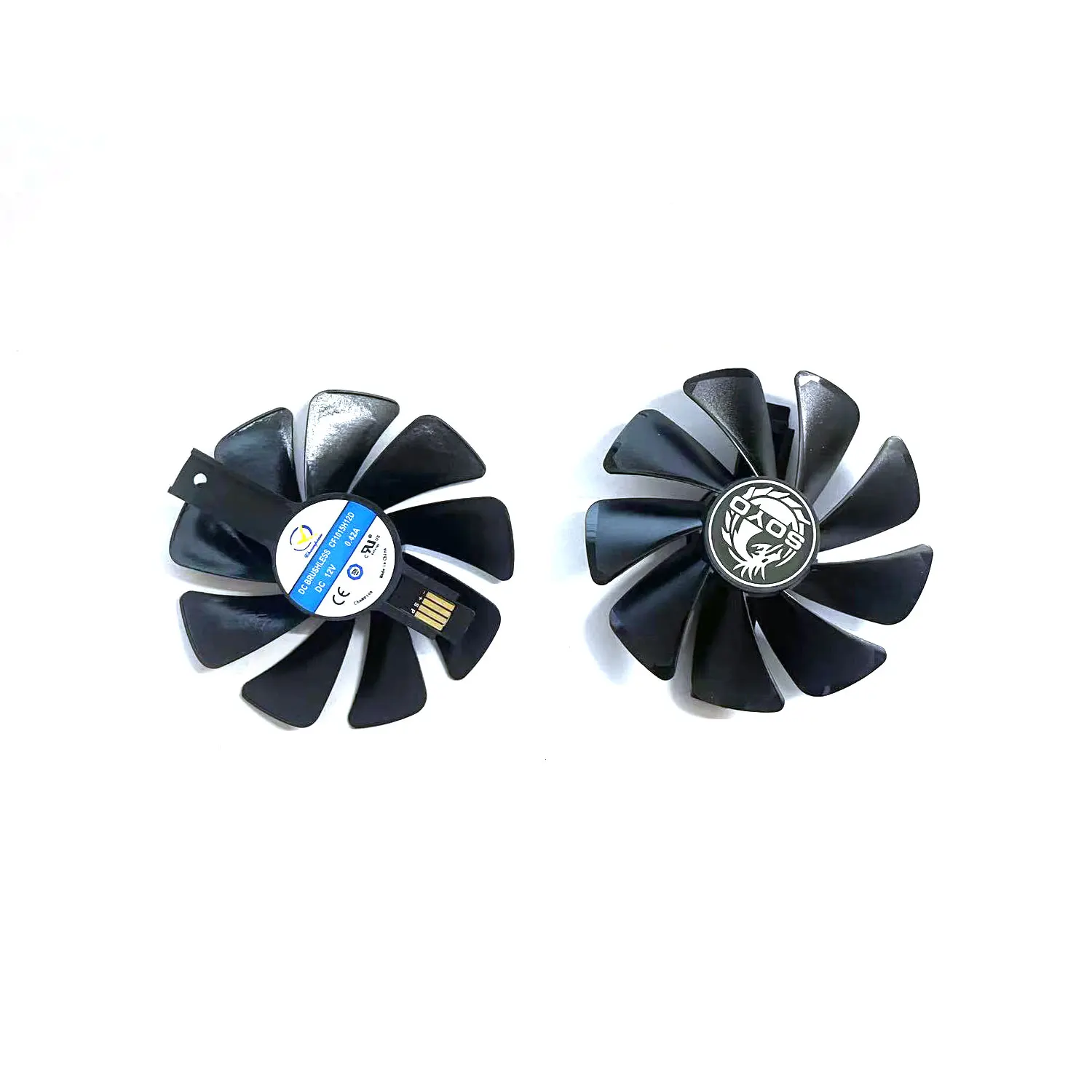 4PIN 95MM CF1015H12D RX 580 GPU FAN For SOYO AMD axsnow RX580 Graphics Card video fans GPU fan view 2