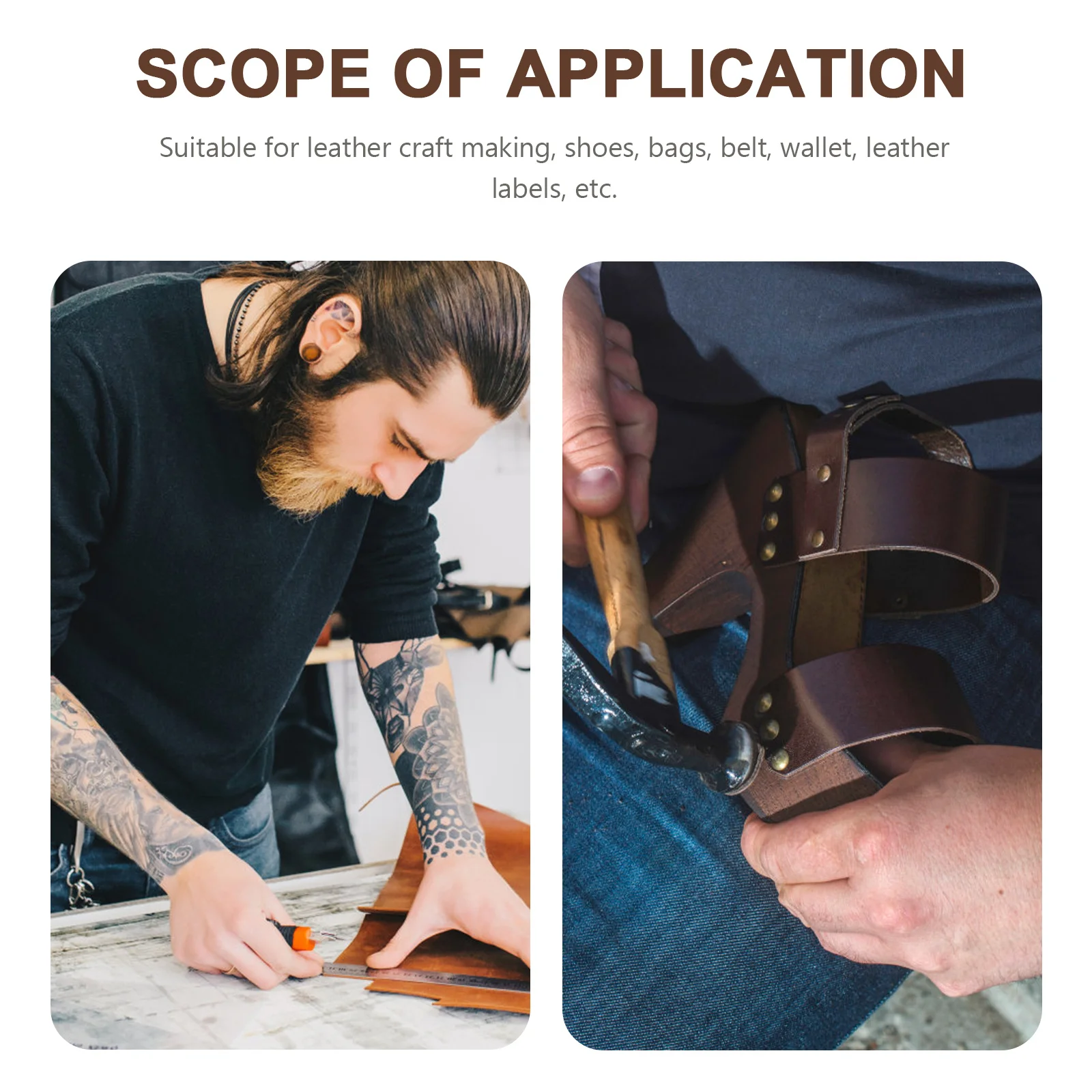 

1Set Durable Stamping Kit Letter Number Stamp Set for Crafts Wallets Belts Bags Making Number Alphabet Stamps