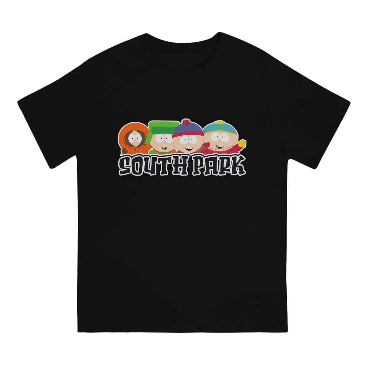 Men Fun South Park Cartoon Character T-Shirt Cool Style S-southpark Theme Hipster Ofertas O Neck Graphic Tshirt