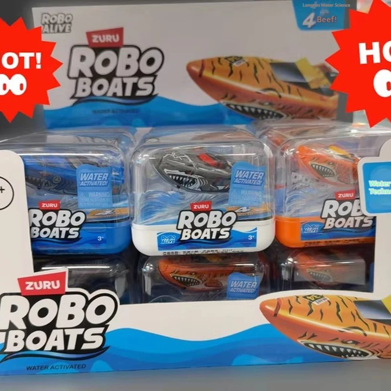 Zuru Robo Alive Real Life Robotic Fish Water Shark Colorful Realistic Swimming Model Cute Collection Children Gifts Trendy Toy - view 3