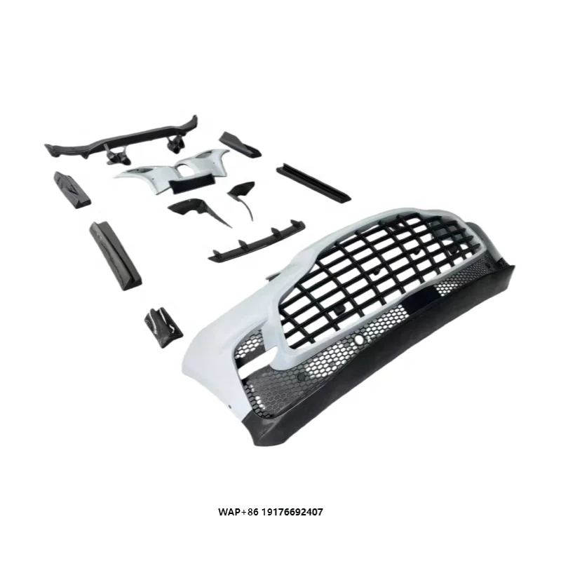 Bodykit 707 Style Semi-carbon Fiber Front Bumper Side Skirt Rear Diffuser Rear Fender Exhaust Pipe for Aston Martin DBX