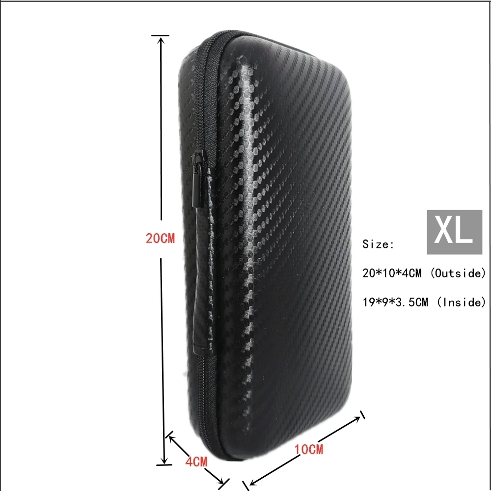 إيفا سماعة أكياس صناديق حقيبة التخزين المحمولة مجموعة أدوات إصلاح السيارات تخزين ألياف الكربون نمط مع حقيبة سستة