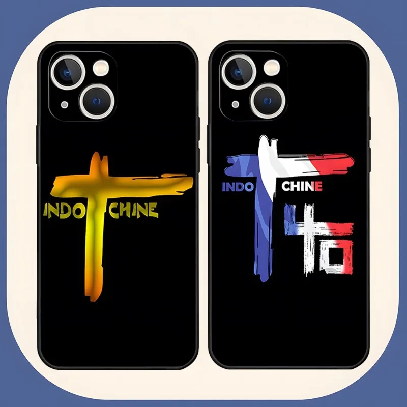 Best Of Indochine Band Phone Case For Apple Iphone 15 Pro Max 12 13 11 14 Xr X Xs Mini 6 6s 7 8 Plus Back Cover