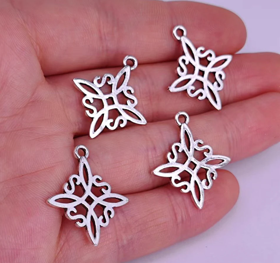 5pcs Witch Knot Witchcraft Celtic Knot Charm Pendant Protection Amulet Jewelry Christmas Gifts for women DIY