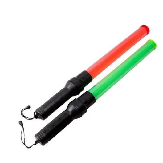 Rechargeable Traffic Baton Night Road LED Flash Stick Red and Green Flash Warning Stick Fluorescent Stick Super Bright