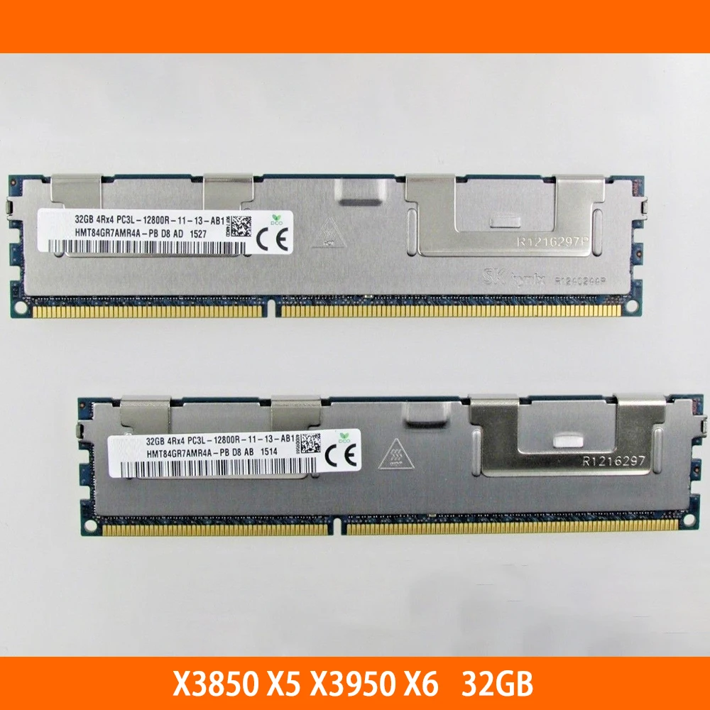 1PCS 32GB 32G สําหรับ IBM X3850 X5 X3950 X6 DDR3L 4RX4 1600 ECC REG หน่วยความจําคุณภาพสูง Fast Ship