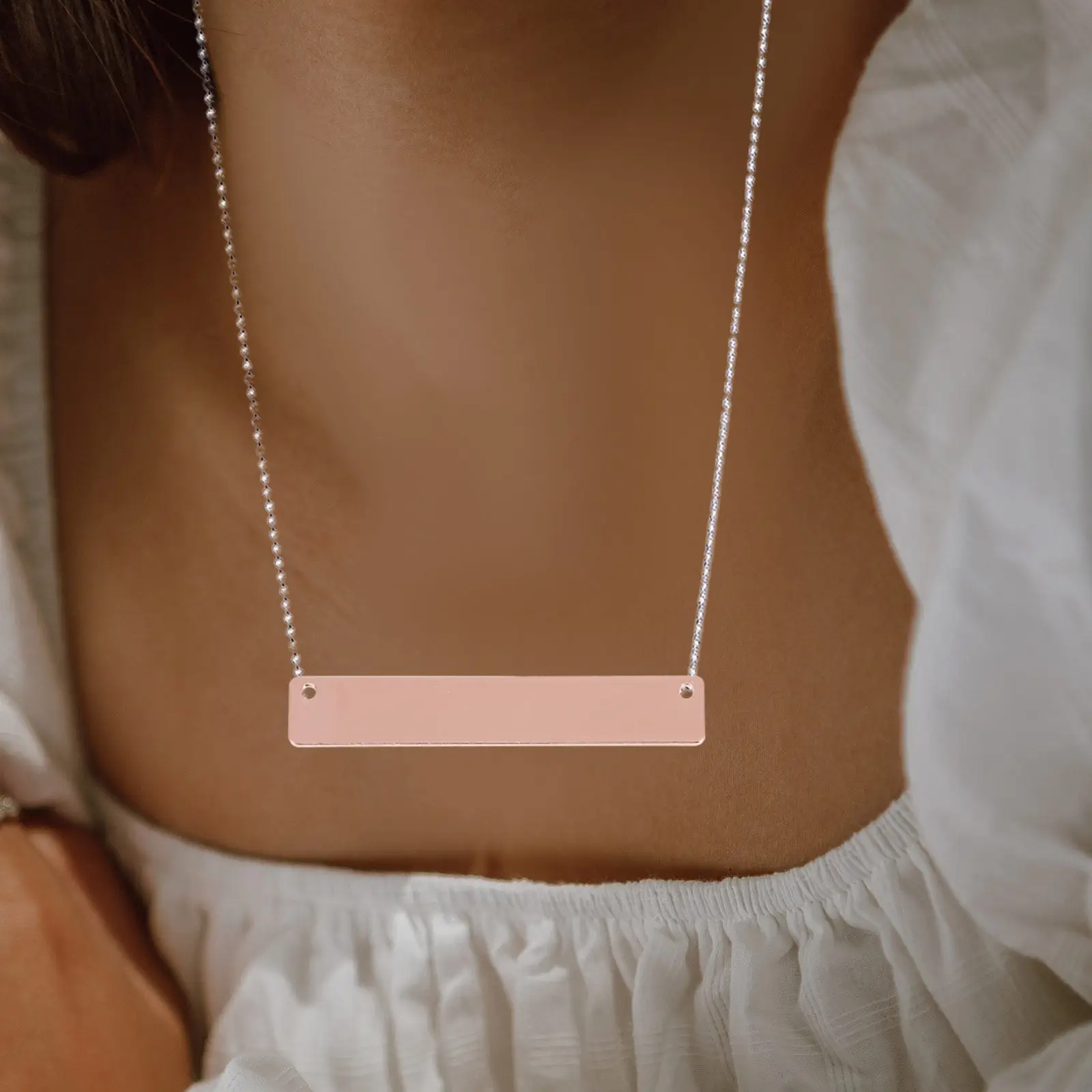 30Pcs Copper Pendants Strip Jewelry Accessories DIY Necklace Making Supplies Carving Pendants Rust Proof Charms for Handmade