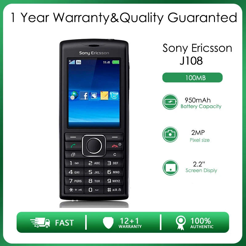 مراجعة وتحليل هاتف Sony Ericsson Cedar J108 المُعاد تدويره: هل هو الخيار الأمثل لمستخدمي الهواتف الرخيصة؟